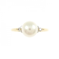 Nhẫn ngọc trai Akoya K18YG 6.6mm 666228