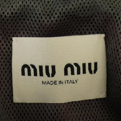 Miu Miu MIU MIU Áo khoác zip lụa kỹ thuật ML1220 SOOO 163P - Hàng hiệu Chính hãng 808417