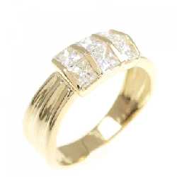 Nhẫn kim cương K18YG 0.77CT