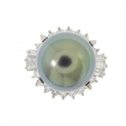 Tasaki Nhẫn Ngọc Trai Đen 11.2mm - Hàng hiệu Chính hãng 834794