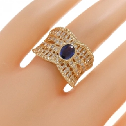 Nhẫn Sapphire K18YG 0.76CT 668527