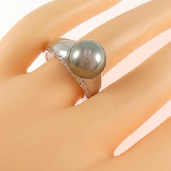 Nhẫn ngọc trai đen Tasaki 11.2mm - Hàng hiệu Authentic 837254