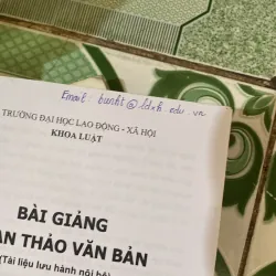 Bài giảng Soạn thảo văn bản 1007196