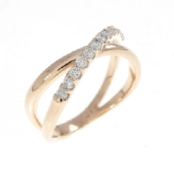 Nhẫn kim cương K10PG 0.16CT - Hàng hiệu Authentic