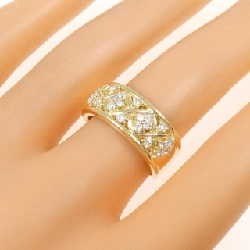 Nhẫn kim cương K18YG 0.52CT 669778