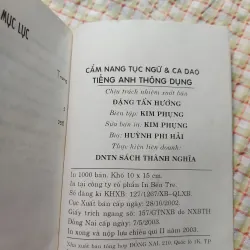 [Tiếng Anh thông dụng] - CẨM NANG TỤC NGỮ & CA DAO 713710