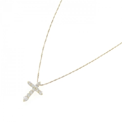 K18YG Dây chuyền kim cương hình chữ thập 0.51 - Hàng hiệu Chính hãng 862194