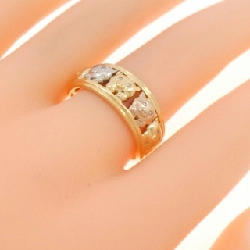 Nhẫn kim cương K18YG/PT900/K18PG 0.05CT - Hàng hiệu Authentic 849134