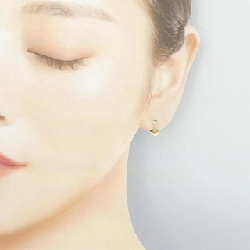 K18YG Bông tai hình trái tim - Hàng hiệu Chính hãng 867261