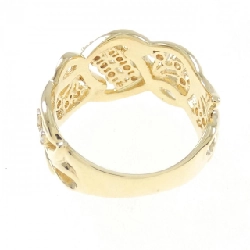 Nhẫn kim cương K18YG 0.32CT 673048