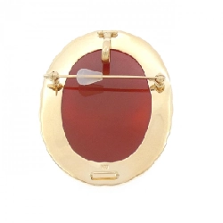 K18YG Mặt đá cam kết - Hàng hiệu Authentic 873793