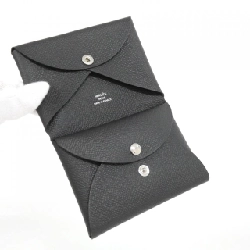 【Sản phẩm chưa sử dụng】Ví tiền Hermes Calvi Duo 083035CK 620872