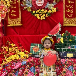 Áo dài xinh cho bé 522610