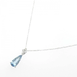 K18WG Aquamarine Necklace 1.14CT - Hàng hiệu Authentic 858803