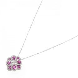 K18WG Dây chuyền Ruby 1.75CT - Hàng hiệu Chính hãng 858891