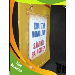 (TẶNG BOOKMARK) Nghi thức khai thị vong linh&sám hối ba nghiệp mới 90% RBK1203