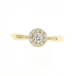 Nhẫn kim cương K18YG 0.23CT 671861