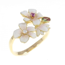 Nhẫn Đá Màu Hoa Nakajima Kunio CT - Hàng hiệu Chính hãng