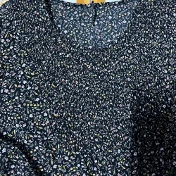 Váy voan hoa công sở 1009651