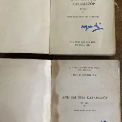 Anh em nhà Karamazôp- Fyodor Dostoevsky (tập 1,3) xb 1988 1025539