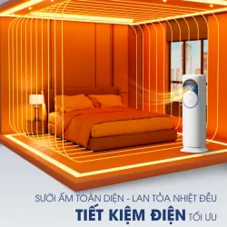 Quạt điều hòa thông minh KSA368 KALITE màu trắng chính hãng mới 100% 572043