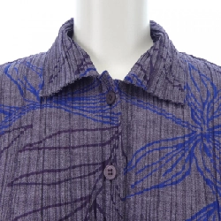 【Cổ điển】Pleats Please 2005 Lá PP51-JJ922 7560022 Áo sơ mi 633368