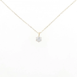 Dây chuyền kim cương K18YG 0.10CT - Hàng hiệu Chính hãng