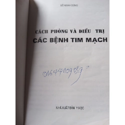 [Phiên Chợ Sách Cũ] Cách Phòng Và Điều Trị Các Bệnh Tim Mạch (2010) - BS. Đỗ Mạnh Dũng S2508 544601