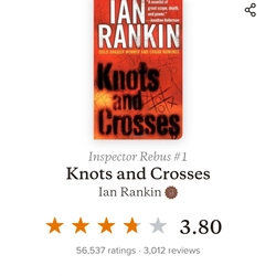 Inspector Rebus #1
- Knots and Crosses -
Ian Rankin (thriller, crime, Scotland) 540961