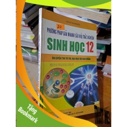 (TẶNG BOOKMARK) Sinh học 12 ôn luyện thi đại học cao đăng mới 90% 2009 mới 70% rách bìa RBK0808 GIÁO KHOA