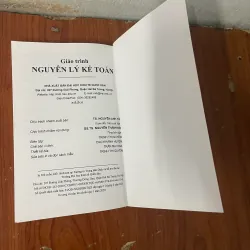 GIÁO TRÌNH NGUYÊN LÝ KẾ TOÁN- PGS.TS NGUYỄN HỮU ÁNH- PGS.TS. PHẠM ĐỨC CƯỜNG 730469