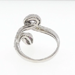 Nhẫn Ruby 750WG Rắn 667191