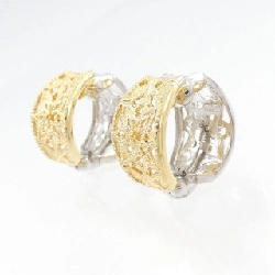 Bông tai kim cương K18YG/K18WG 0.08CT - Hàng hiệu chính hãng 878537