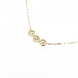 Dây chuyền kim cương K18YG 0.10CT - Hàng hiệu chính hãng 859652