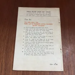 I Công Tác Pháp Chế, Chế Độ Hợp Đồng Kinh Tế Trong Xí Nghiệp Công Nghiệp Quốc Doanh - 1977 604880