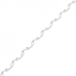 K18WG Vòng tay kim cương 0.23CT - Hàng hiệu Chính hãng