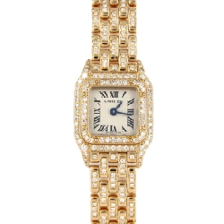 Cartier Mini Panthère YG/2D・Bracelet D WF3141FF YG Quartz - Hàng hiệu Chính hãng