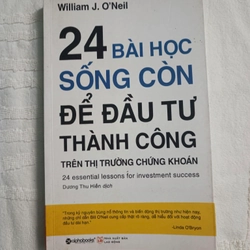 24 Bài Học Sống Còn Để Đầu Tư Thành Công Trên Thị Trường Chứng Khoán sách giá rẻ 