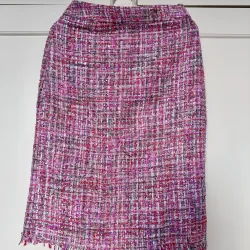 Set áo + váy dạ tweed màu hồng pastel 756912