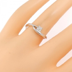 Nhẫn kim cương hoa K18WG - Hàng hiệu Authentic 854586