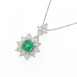 Dây chuyền Emerald PT900/PT850 0.50CT - Hàng hiệu Chính hãng 858126