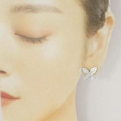 Bông tai bướm Pavé Graph - Hàng hiệu Authentic 845173