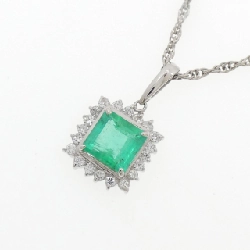 Dây chuyền Emerald PT900/PT850 0.95CT - Hàng hiệu Authentic 860212