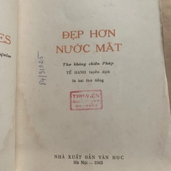 Đẹp hơn nước mắt - Thơ kháng chiến Pháp 377974