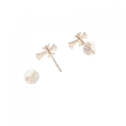 K18PG Bông tai hình chữ thập - Hàng hiệu Chính hãng 863865