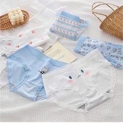 Quần lót cotton nữ với họa tiết dễ thương trẻ trung 398703