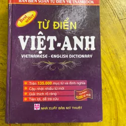 COMBO TỪ ĐIỂN VIỆT - ANH & TỪ ĐIỂN ANH- VIỆT  BÌA CỨNG KHỔ 14,5 x 20,5 731054