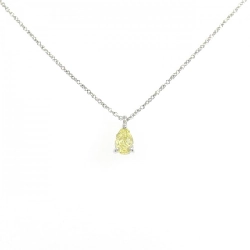 Dây chuyền kim cương PT900/PT850 0.328CT FIY SI1 cắt hình đặc biệt - Hàng hiệu Authentic