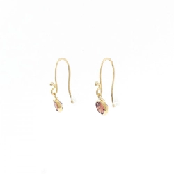 K18YG Garnet Bông tai - Hàng hiệu Chính hãng 863786