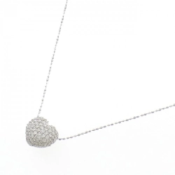 K18WG Dây chuyền kim cương hình trái tim Pavé 0.70CT - Hàng hiệu Chính hãng 856604